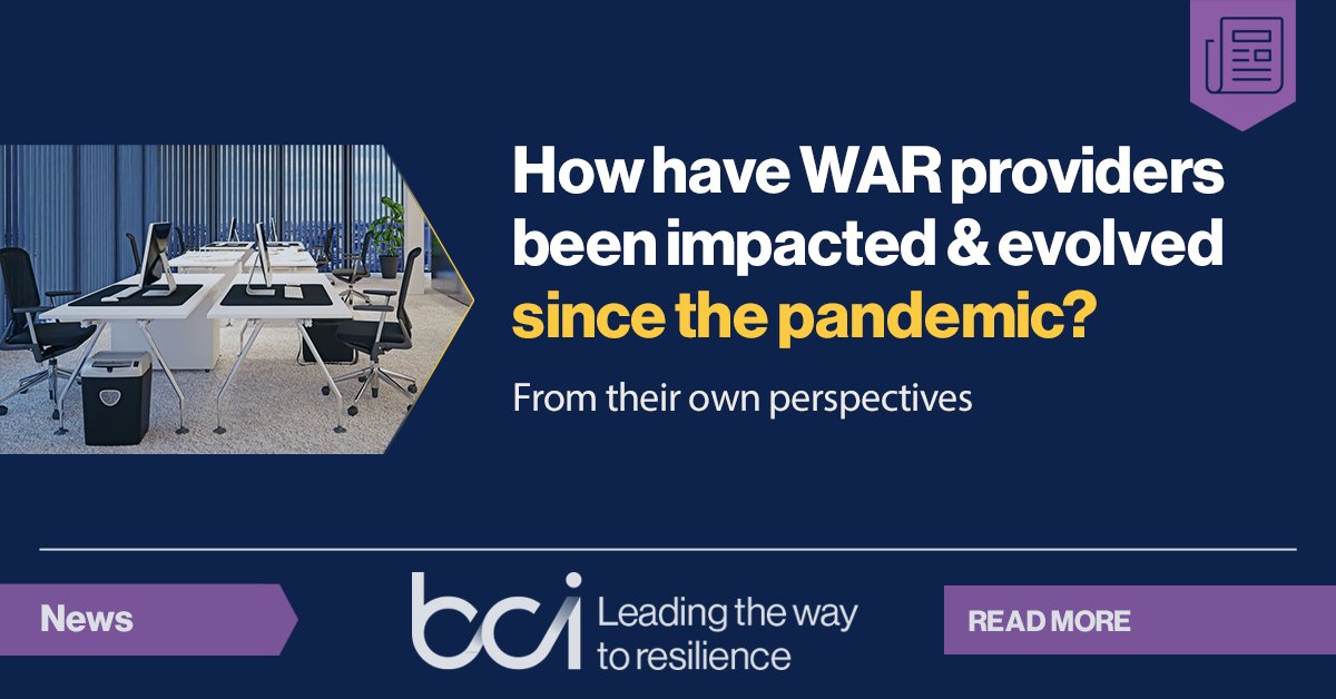 TheBCEye's tweet photo. #WorkAreaRecovery - We sat down with some of the key players in the WAR industry to learn more about how the #pandemic has impacted them &amp; how they've adapted to the new post-pandemic world. Read more: https://t.co/OHaGPvXRXI 
@Regus_UK @SungardASUK @Daisy_Group @reskubeltd https://t.co/ZJTqncAFhS