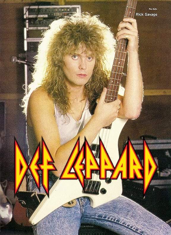 Happy birthday RICK SAVAGE!
(December 2, 1960) 