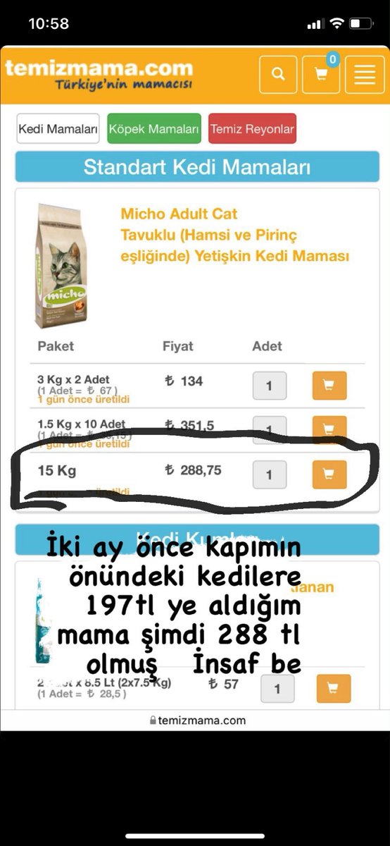 fndyavuz34's tweet photo. #dolar14TL #hayvanhaklarıyasasıhemen  #HayvanlarıKorumaGünü  #sokakhayvanları #sokaktakihayvanlar hayvanlarla ilgili herşey aşırı pahalı ,doktoru ,maması… buna bir çözüm bulunmalı https://t.co/VvkAe3h5jH