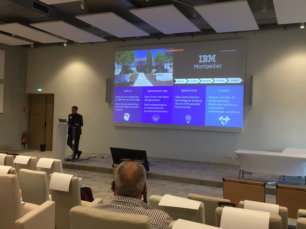 Great to be attending the CSI event in Montpellier exploring the latest IBM technology.