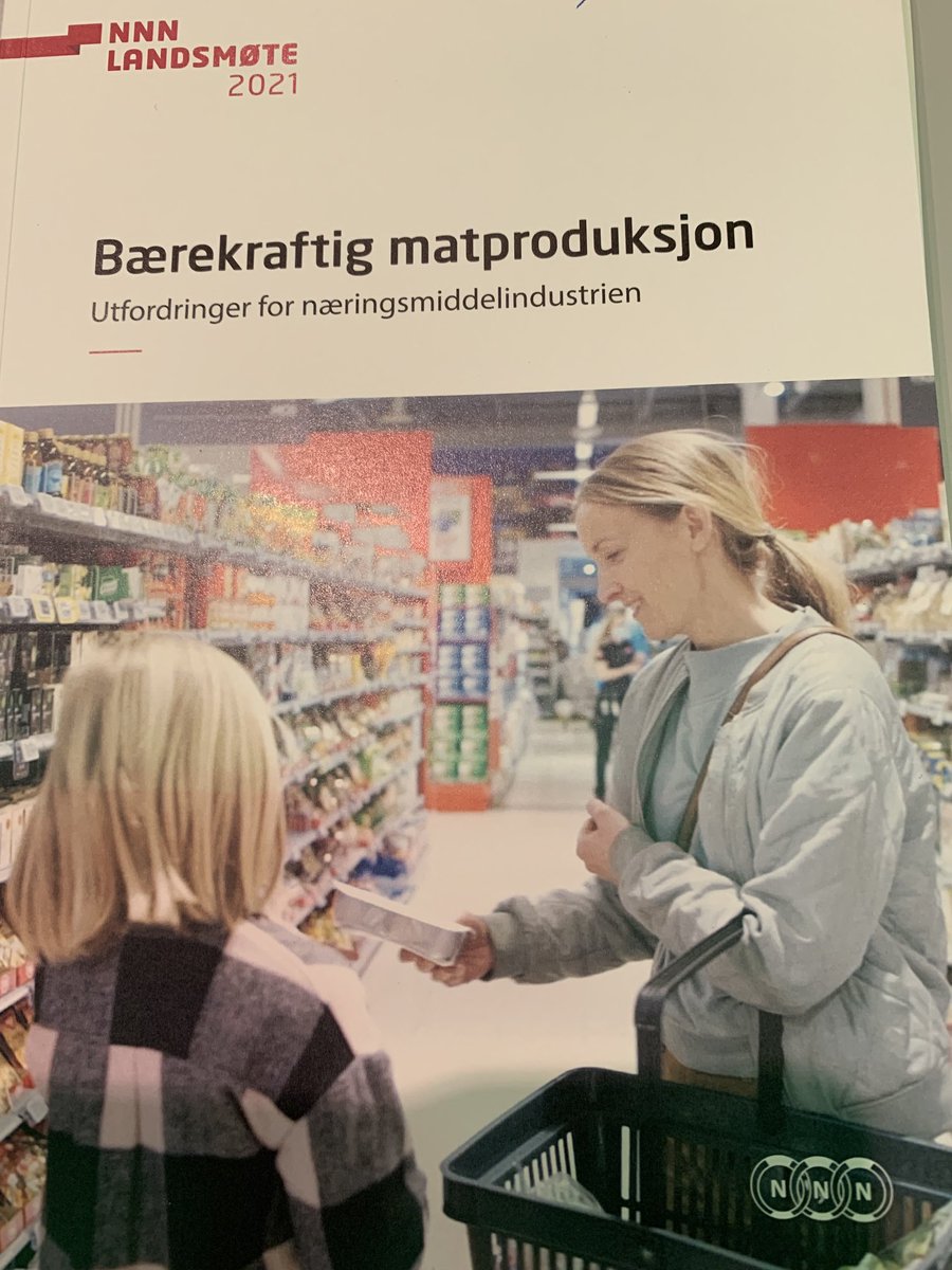 #NNNlm21; Temadag på NNNs landsmøte i dag:'Framtidas matproduksjon - norsk og bærekraftig'. Interessant rapport på bordet