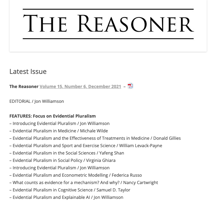 hykel's tweet photo. Make sure you download the focussed issue on #EvidentialPluralism from https://t.co/GaqVnNF9di, edited by @Jon_Williamson_.  If you're new to the topic, there is hardly a better way to get yourself up to speed. https://t.co/KReMvVSwQC