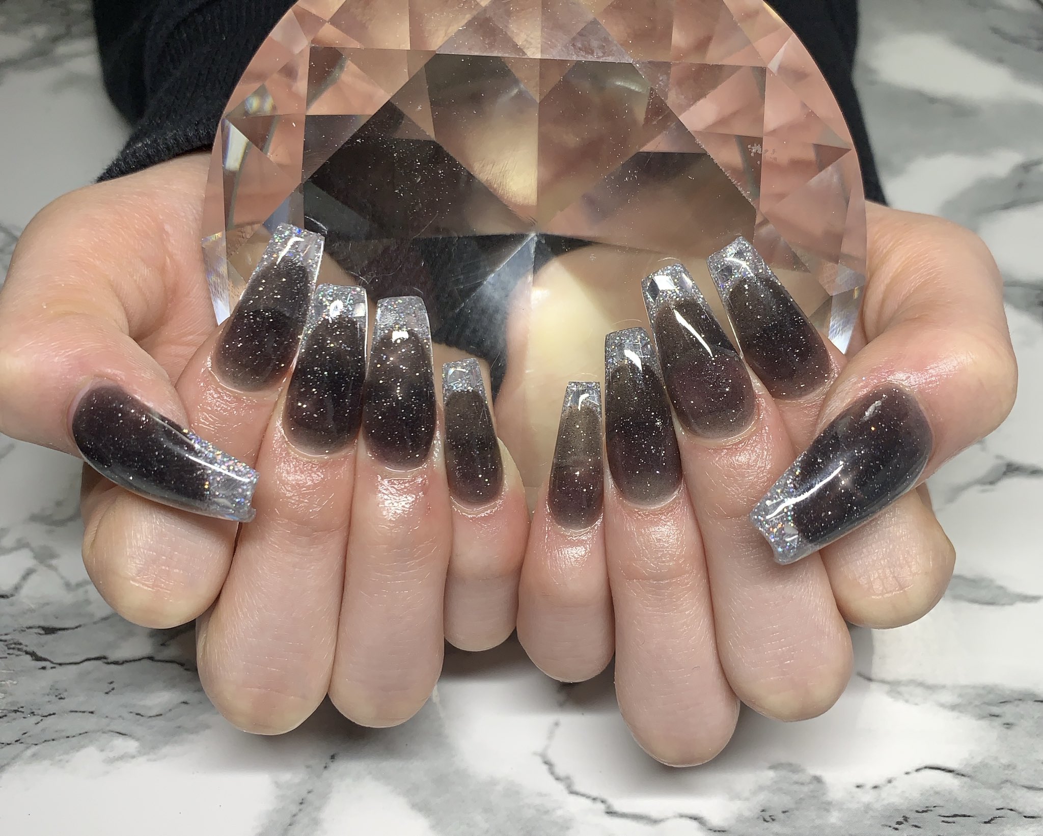 Twitter 上的 村田 奈津季 もあちゃんネイル スカルプ バレリーナネイル ブラックネイル シースルーネイル ラメネイル シルバーネイル ガラスフレンチネイル バーチャルフレンチネイル 毎月ありがと 自宅ネイル Nail T Co Bon4cp9pkr Twitter