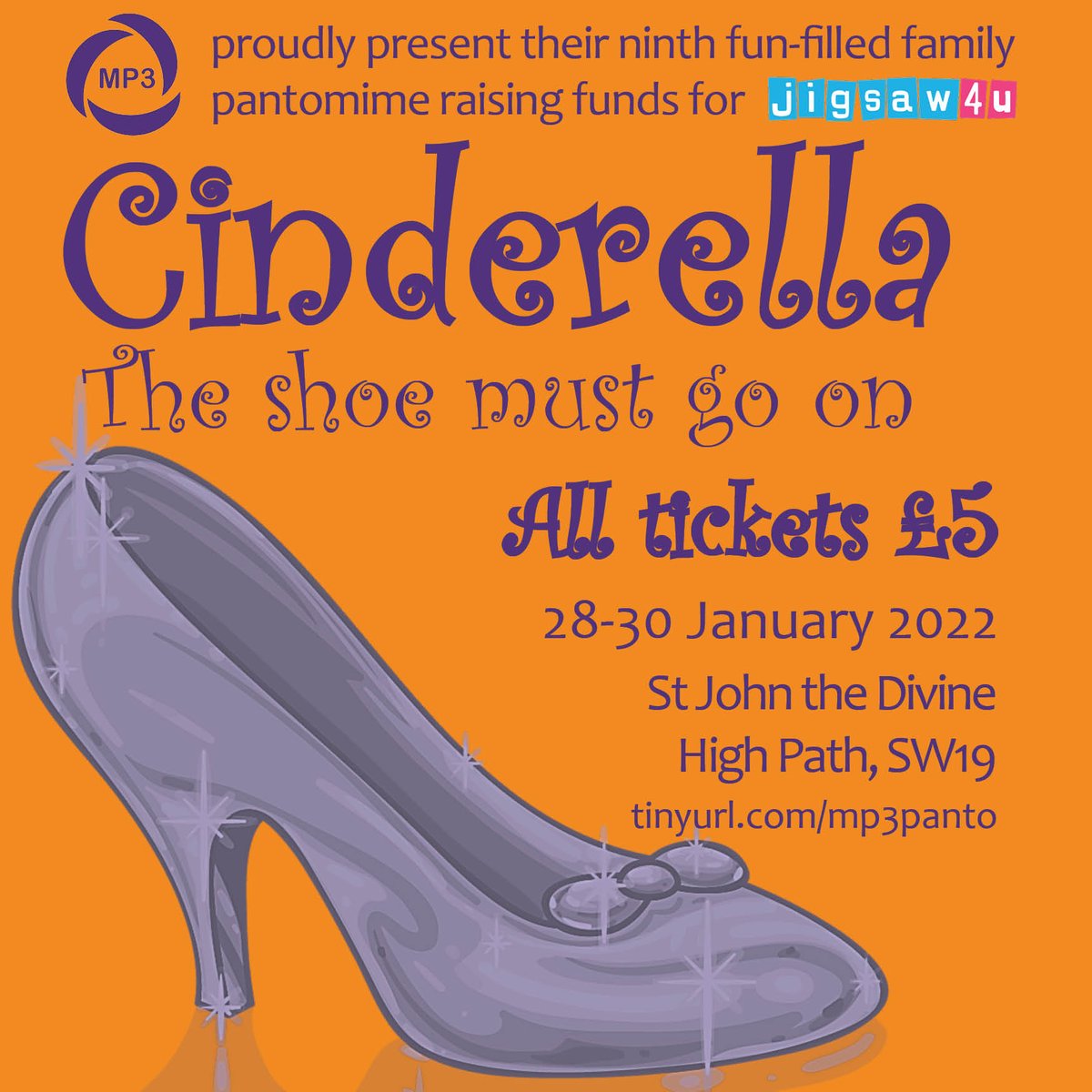 Here we go!! Our #panto this year is #Cinderella. Supporting <a href="/Jigsaw4u/">Jigsaw4u</a>. Tickets on sale through link in bio.