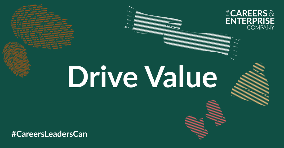 CareerEnt's tweet photo. Day two of our #CareersLeadersCan campaign! ❄️ 

Today's theme is 'Drive Value: The value of careers education'.

We want to hear from you - share your experience of a Careers Leader driving value in your school or college, and keep a look out for our highlights throughout today. https://t.co/j3ohb83A7f