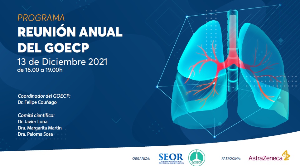 SEOR_ESP's tweet photo. El 13 de diciembre se celebra la Reunión Anual del @goecp1 . La inscripción es gratuita pero es necesario remitir un mail a la dirección administracion@seor.es indicando nombre, apellidos, mail e indicar si el asistente es médico o paciente.
https://t.co/UVb6b4hOrD https://t.co/7MNfyeh3kB