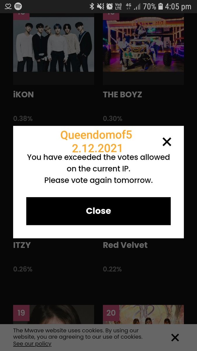 QueendomOf5's tweet photo. Final Round Voting
Day 8
Vote on website ⚠️⚠️
https://t.co/claeQfepNI
#day8 #FinalVoting #votingproof https://t.co/A6NeoD6qK9