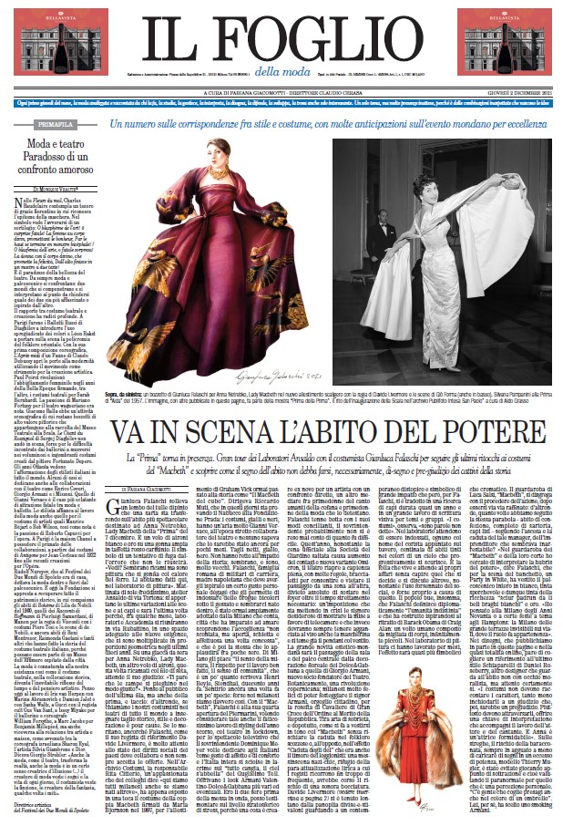Oggi in edicola con il Foglio c'è il Foglio della Moda a cura di Fabiana Giacomotti. Come ogni mese ha una copertina speciale disegnata da Makkox