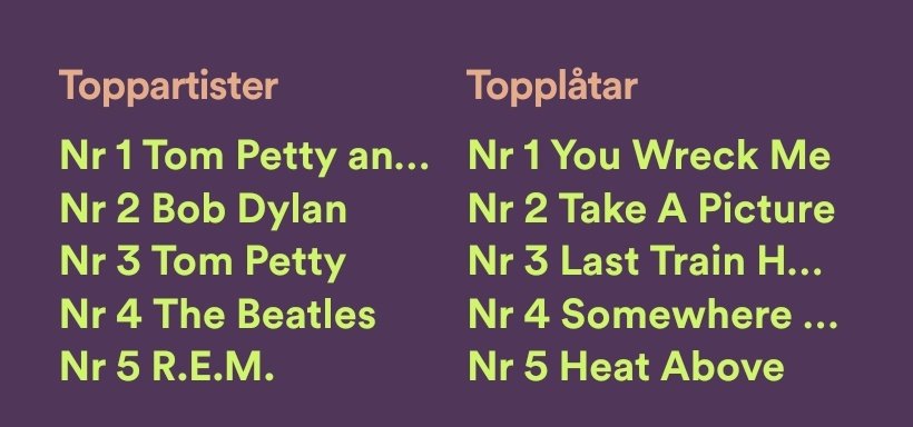 Cuz Tom Petty is goat! <a href="/Spotify/">Spotify</a>