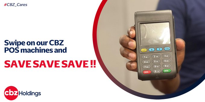 263Chat's tweet photo. #CBZDYK
You save money every time you swipe on a @CBZHoldings POS machine using your CBZ ATM card? Whenever you want to swipe, ask for your CBZ POS machine and Save! Save! Save!
#CBZPOS
#PartnersForSuccess https://t.co/Vou7gxr0G4