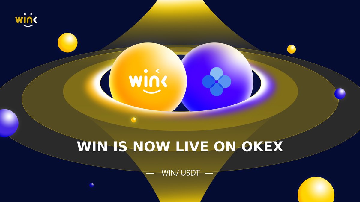 🎉Another exchange joins! 

🥳<a href="/WinkLink_Oracle/">WINkLink</a> is thrilled to share that @OKEx is trading $WIN now!

🔔Trading pair:  $WIN/ $USDT

📍Click to trade:okex.com/markets/spot-i…