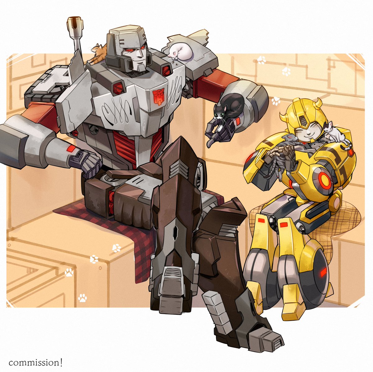 wang_ran_'s tweet photo. megs&amp;bee 
너무 오랜만에 그렸어 https://t.co/MAWfmROre7
