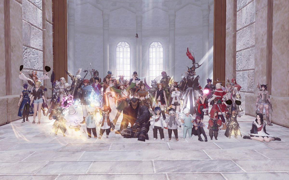 impulzeGG's tweet photo. The last Aether DC Baldesion Arsenal run before Endwalker! Happy to have made a lot of friends in Eureka, even though it's "old" content. Eureka is eternal!

Maintenance day &amp; then 2 weeks of non-stop grind :)
#FFXIV #EndwalkerWaitingRoom https://t.co/YFEySQwFn9