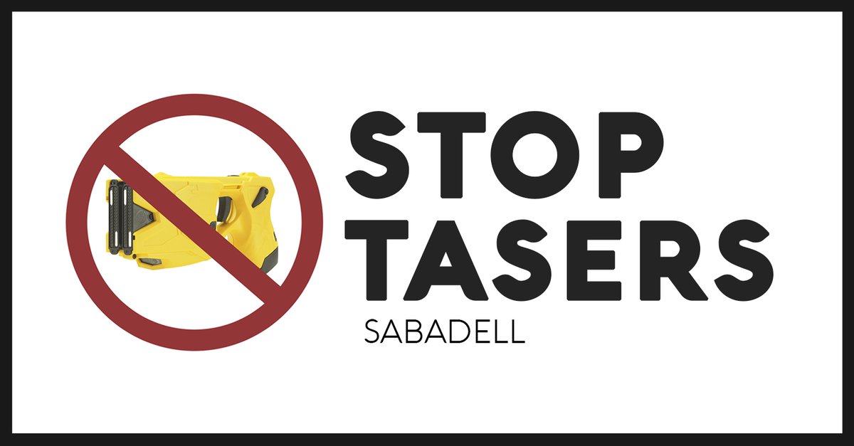 StopTasersSBD's tweet photo. ⚠️ ALERTA ⚠️
Els @mossos han assassinat una persona a #Badalona amb una pistola taser.
👥 @AlertaSolidaria, @centre_IRIDIA i @AmnistiaCAT porten anys alertant que això passaria.
🚫 Aquestes armes són les que el @PSCSabadell vol per a la @PoliciaSabadell.
#StopTaser
⬇️ Fil ⬇️ https://t.co/yQDA2L4CVV
