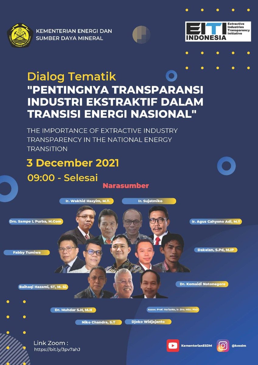 Thematic Dialogue is Back!!
Kali ini menghadirkan narasumber yang berkompeten di bidangnya. 
Jangan lewatkan kesempatan ini.. Kuota terbatas lho..
Informasi lebih lanjut dapat menghubungi CP +6285212342087
