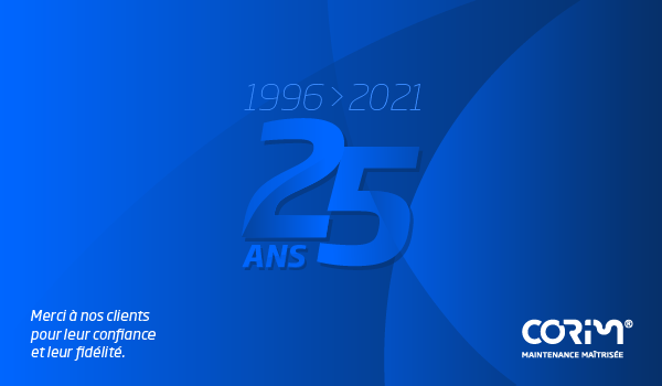 Corim_solutions's tweet image. Aujourd’hui est une date spéciale : nous fêtons nos 25 ans ! 🎉
Une aventure de 25 années d’accompagnement à votre service. Nous vous remercions de votre confiance ❤️

#GMAO #Maintenance #softwaredevelopment #Birthday