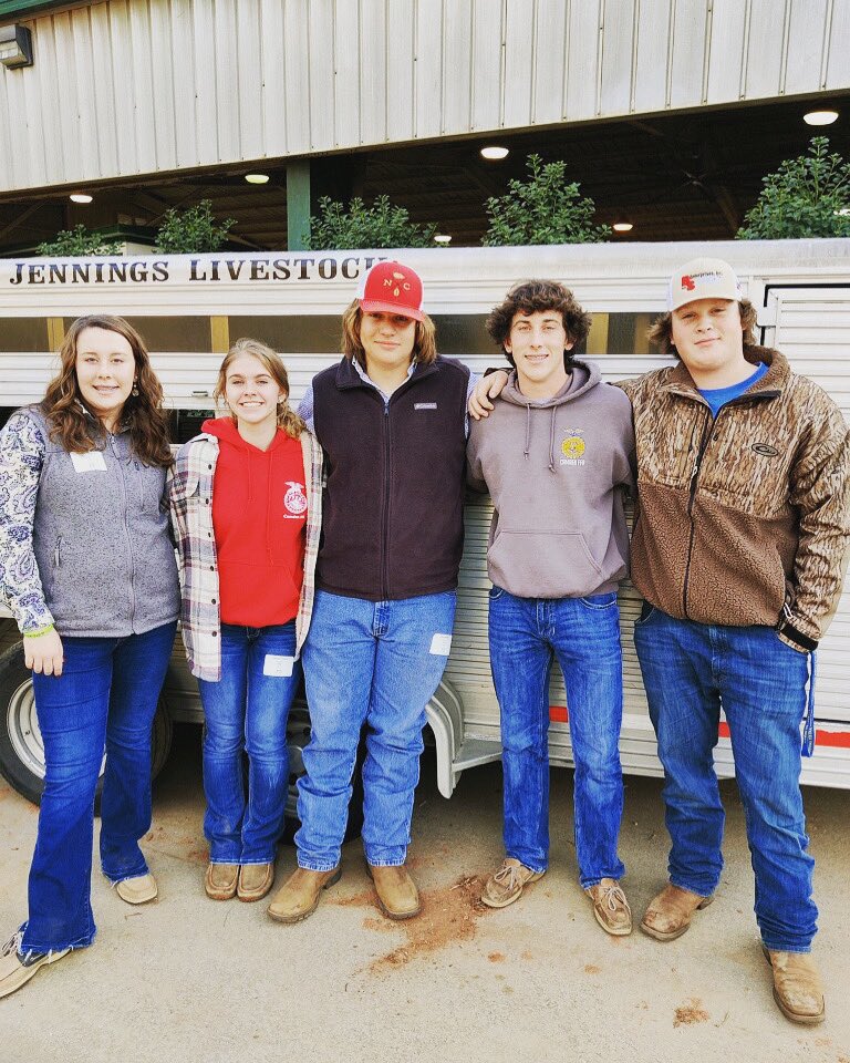 CONGRATULATIONS to these awesome students who placed FIRST out of 91 senior teams at the NC FFA State Livestock Evaluation Career Development Event in Raleigh and qualified to go to Nationals in October 2022! #bruinpride #CTE
