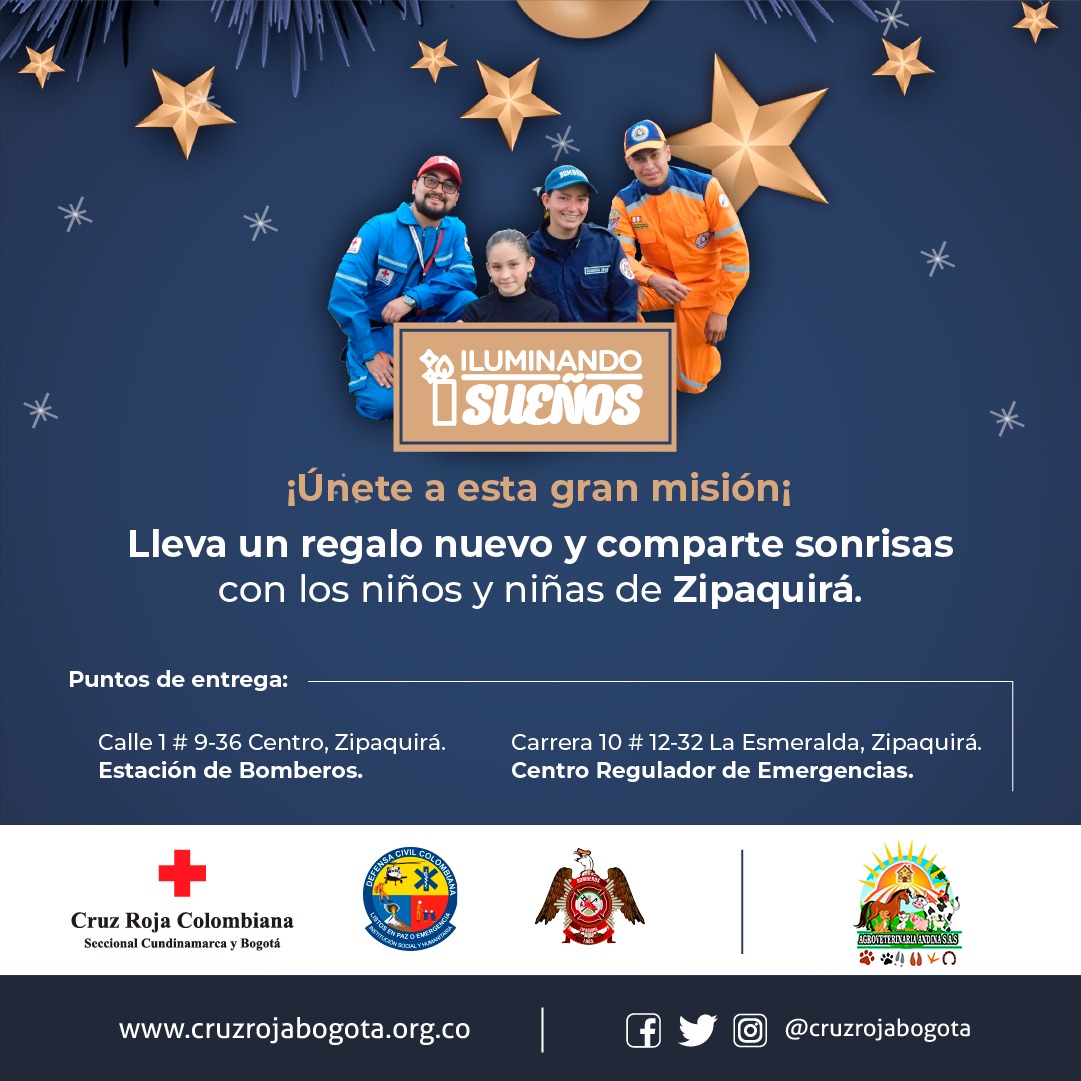 armoniaz's tweet photo. Bomberos en compañía de la Cruz Roja y Defensa Civil. Invitan a la comunidad a ser parte de Iluminando Sueños✨ una iniciativa que ira  desde el 1 de diciembre hasta el 22. Lleva tu juguete nuevo 🧸🎁 a los puntos de entrega. Ayudemos apoyando y hagamos felices a los niños 🎄 https://t.co/YXDew8m365
