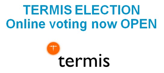 #TERMIS members: don't forget to vote 
Candidates for TERMIS Global (including President-Elect) and EU/AM/AP open positions 
Online voting now OPEN: termis.memberclicks.net/election
Cast your vote before 🗓️ Wed. December 16, 2021 at 11:59 PM Pacific Time U.S.