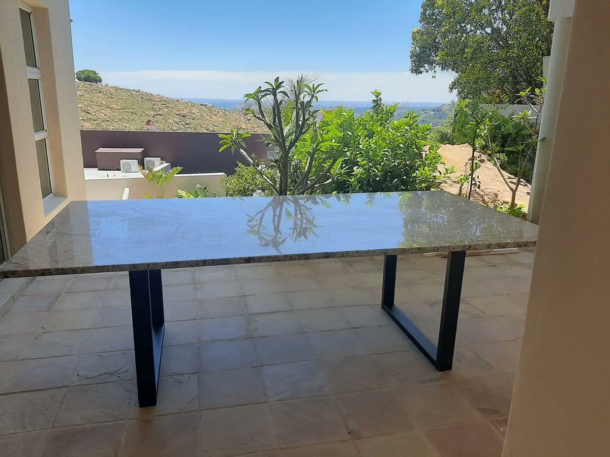 Amatafula1's tweet photo. Another patio dining table ready in time for the festive season. #amatafula #localfurniture #buylocal #customfurniture #interiordesign https://t.co/EbUy4K9ia3