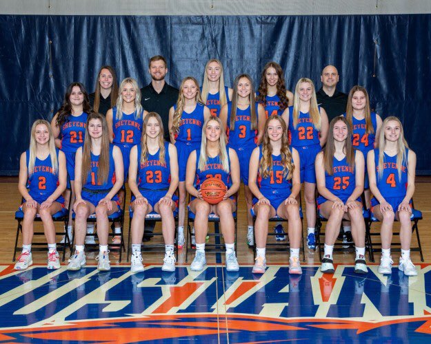 WFSheyenneGBB's tweet photo. 2021-22 Sheyenne Mustangs 🏀
#RunWild https://t.co/fMSPe4cKT6
