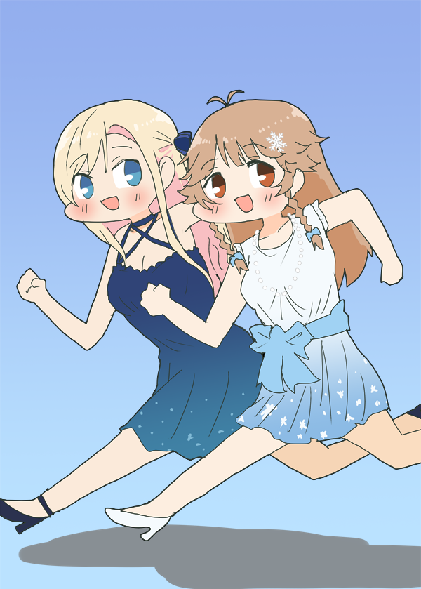 「冬休みココミーナ! #はいふり 」|明日葉トモロウ/ダービーガールズ８【C-33】のイラスト