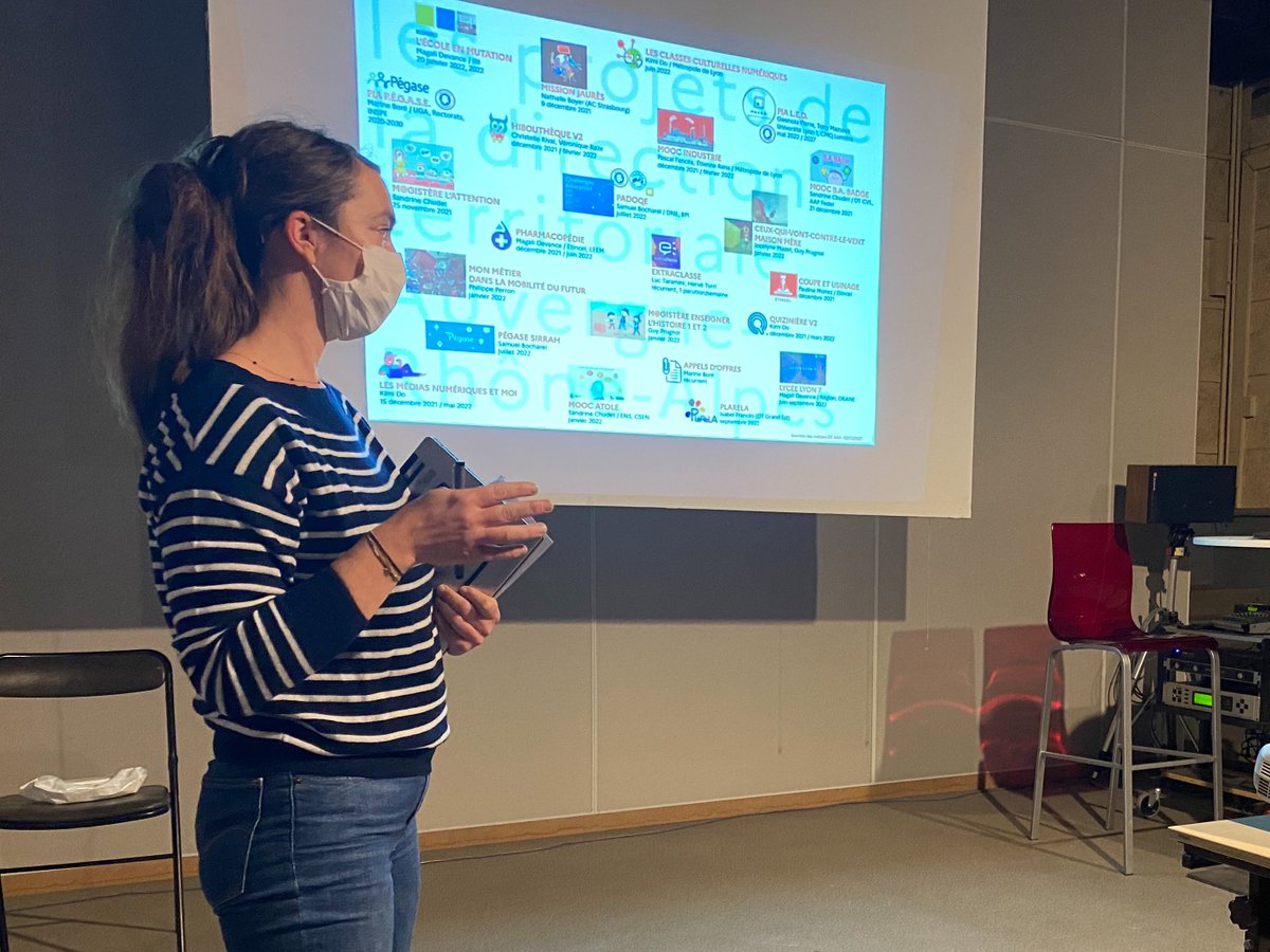 Labriet_PM's tweet image. [ZOOM SUR]
#JourneeMetiers au sein de @reseau_canope en #AuvergneRhoneAlpes 
✅Focus projet : #Hibouthèque #quizinière #escapegame
✅Focus métier #Numérique #edition #audiovisuel
Au service de la formation des #enseignants