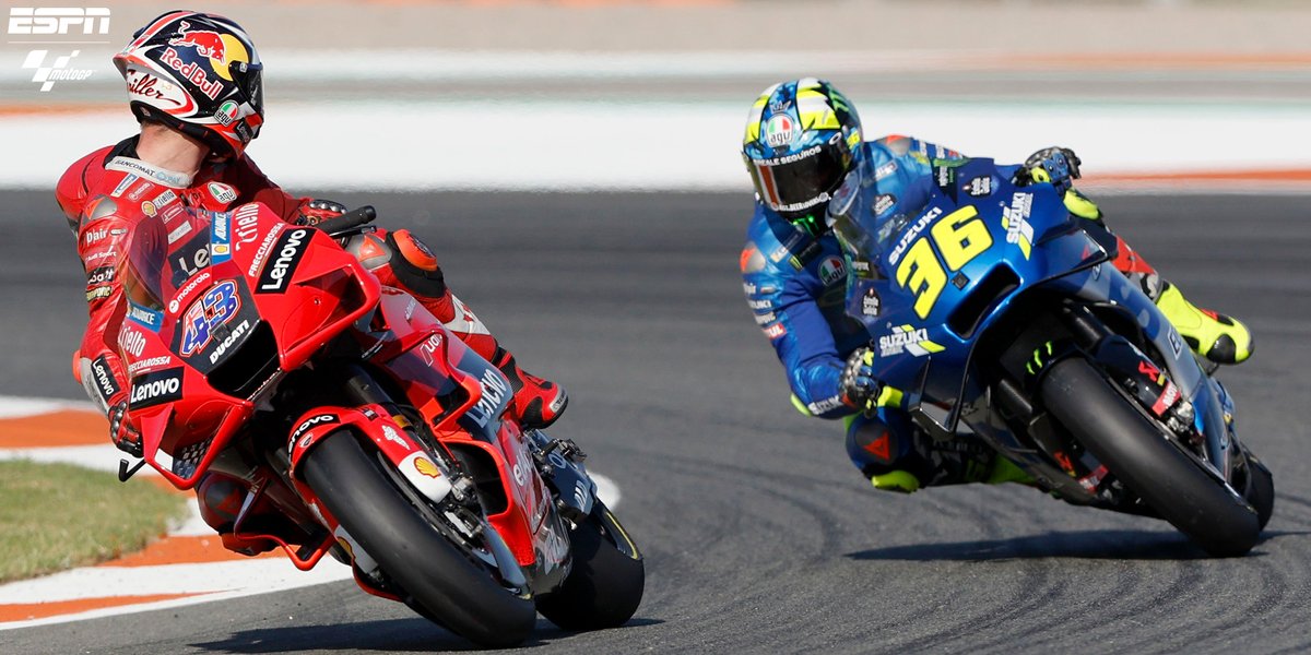 MotoGP_ESPN's tweet photo. #MotoGPxESPN ¿El cruce del año? 🤔
¿Eres #TeamMiller o #TeamMir? ⚔️ https://t.co/tx1qQD9IyS