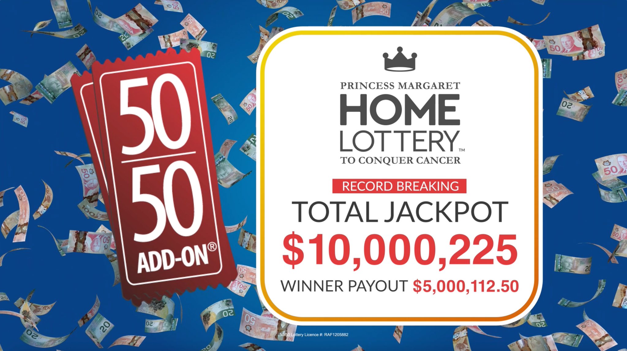 Princess Margaret Lottery on Twitter "The winner of the 50/50 AddOn is Brenda Rice from