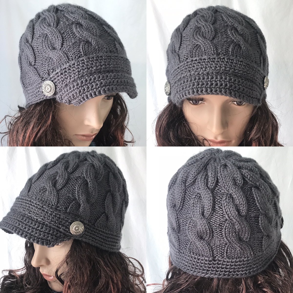 StayHomeStitch's tweet photo. My latest custom order is complete. Gotta say this one is hard to send off. I love how it turned out. One of my favorites of this style yet! 

#stayathomestitchings #etsy #etsyhandmade #handmade #etsyseller #etsyshop #newsboyhat #knit #handmadeknits #yarn #cables #knithat #hat https://t.co/crePtr8gPf