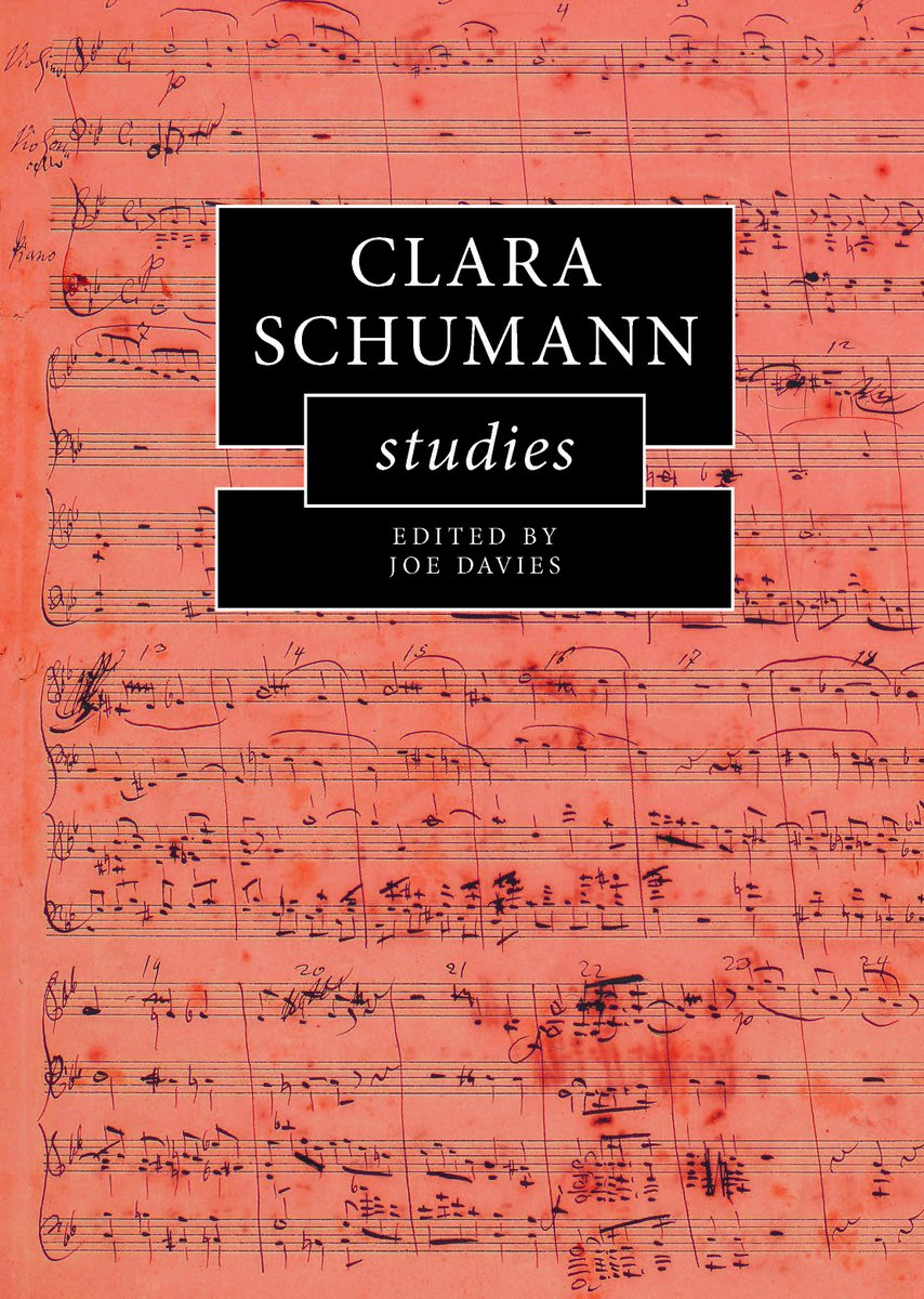 davies_jjoe's tweet photo. Clara Schumann Studies is out today with @CambUP_Music. We’re pleased to dedicate our project to the late Nancy B. Reich as a tribute to her pioneering work on Clara Schumann. Many thanks to all involved! @UCImhmt @MusicMaynooth @MaMusicMaynooth @WIGMNetwork #womeninmusic https://t.co/JoYyyJQDK3