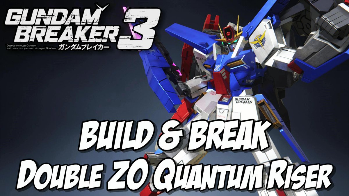 The_Kuro_Otaku's tweet photo. New #BuildAndBreak Video!
The crossover that you didn't know you wanted!
#ZZGundam X #00Gundam
Double Z0 Quantum Riser
#GundamBreaker3 #ガンダムブレイカー3 #ガンブレ3 
https://t.co/Y9dJyAp9wA https://t.co/gZXE0cc6hQ
