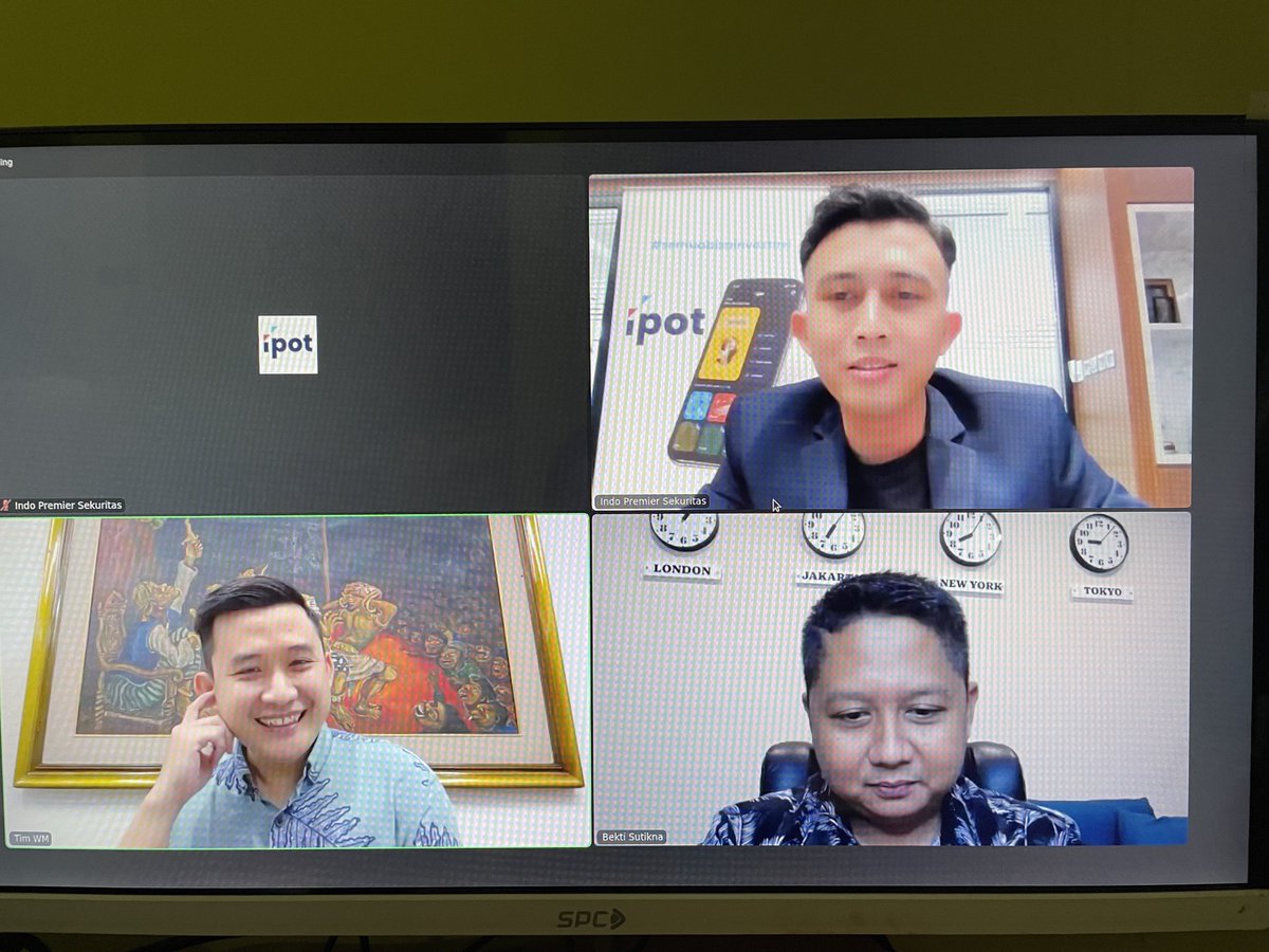 DIYANUAR's tweet photo. Webinar TRADING ALA SUPER SCALPER
@indopremier bersama om Bekti Sutikna
Thanks ilmunya, walaupun secara psikolog belum siap masuk zona scalper setidaknya ilmunya bisa bermanfaat
Salam “Cuan, bungkus”
#superscalper
#indopremier https://t.co/rZAyQMY6F6
