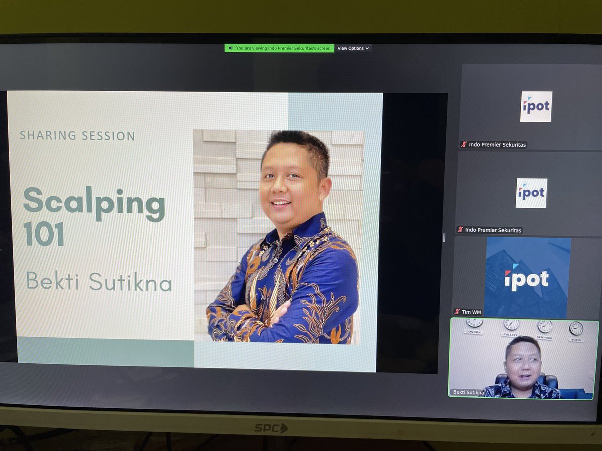 DIYANUAR's tweet photo. Webinar TRADING ALA SUPER SCALPER
@indopremier bersama om Bekti Sutikna
Thanks ilmunya, walaupun secara psikolog belum siap masuk zona scalper setidaknya ilmunya bisa bermanfaat
Salam “Cuan, bungkus”
#superscalper
#indopremier https://t.co/rZAyQMY6F6