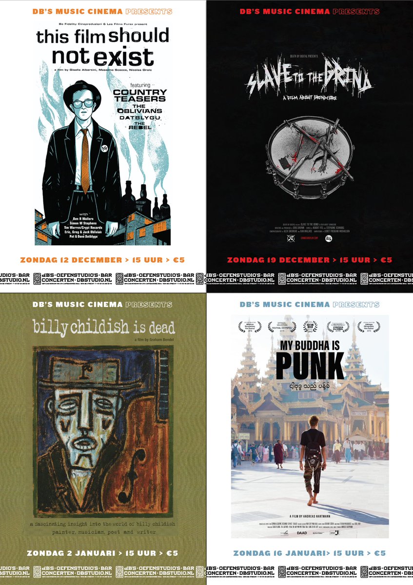 Nu concerten organiseren wat lastig is, introduceren we <a href="/dbs_utrecht/">dB's</a> Music Cinema. Check de flyer en kom coronaproof toffe muziekfilms kijken. Zondagmiddagen, telkens om 15 uur met DJ voor- en achteraf. #doenwatwelkan