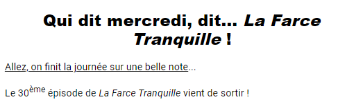atableavecLetE's tweet photo. @justemilieu j'avais lu la 30ème dose (tellement lobotomisée :) )... je la trouve très bonne ... https://t.co/W1x2QyyVHh
