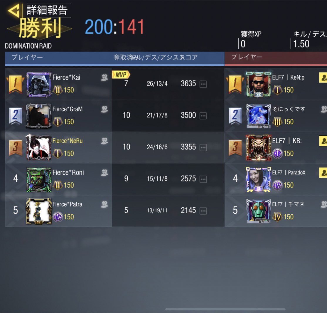 cod_fierce's tweet photo. 2021／11／24(水) 22時〜
vs ELF7様

3    -    1    Win

スクリムありがとうございました！ https://t.co/UDLFfKO7ST