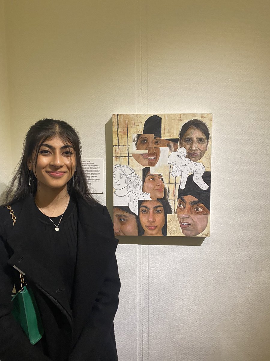 Congratulations to Prabhneet, our incredible U6 artist on having her work displayed at Bristol museum. We couldn’t be prouder #artist #superstar #OH