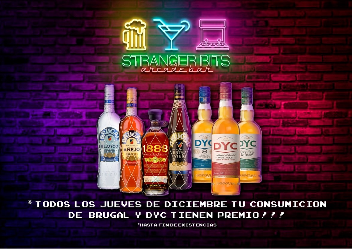 BitsStranger's tweet photo. Ya vienen los reyes... 🤴🏼🤴🏽🤴🏿
TODOS LOS JUEVES DE DICIEMBRE TENÉIS REGALOS CON CADA CONSUMICIÓN DE @RonBrugal_ES O @DYC_es 🎁
(Promoción válida hasta fin de existencias).
#strangerbits #arcadebar #ronbrugal #whiskydyc https://t.co/ewVVEiz8Jq