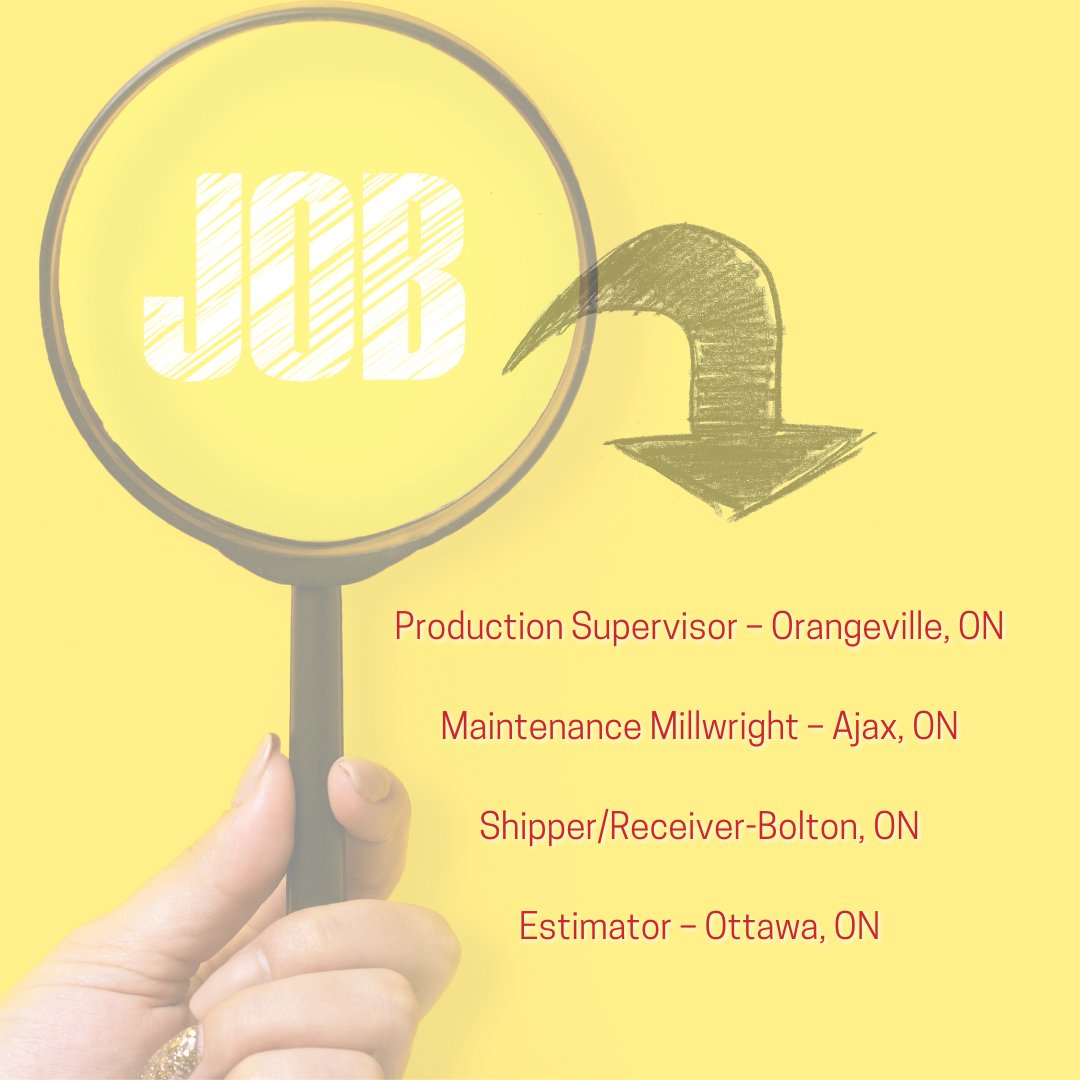 3StepRecruit's tweet photo. We are constantly updating our website with new opportunities! These are a few that have been listed this week. 

*Visit our link in bio for more information.

#job #jobs #Torontojobs #Orangeville #Ajax #Bolton #ottawa #work #worklife #newjob #joblistings #Workinggirl #workhere https://t.co/MW5XhNuPbD
