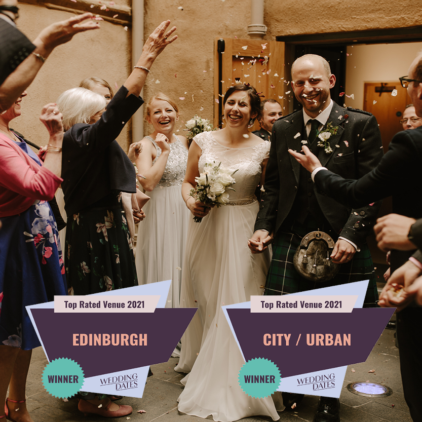 We are honoured to have been awarded Top Rated City/Urban Wedding Venue for the second year running, as well as Top Rated Edinburgh Wedding Venue for the third year running! 🎉 Thank you @WeddingDates!! Big congrats to the Events Team on their success.