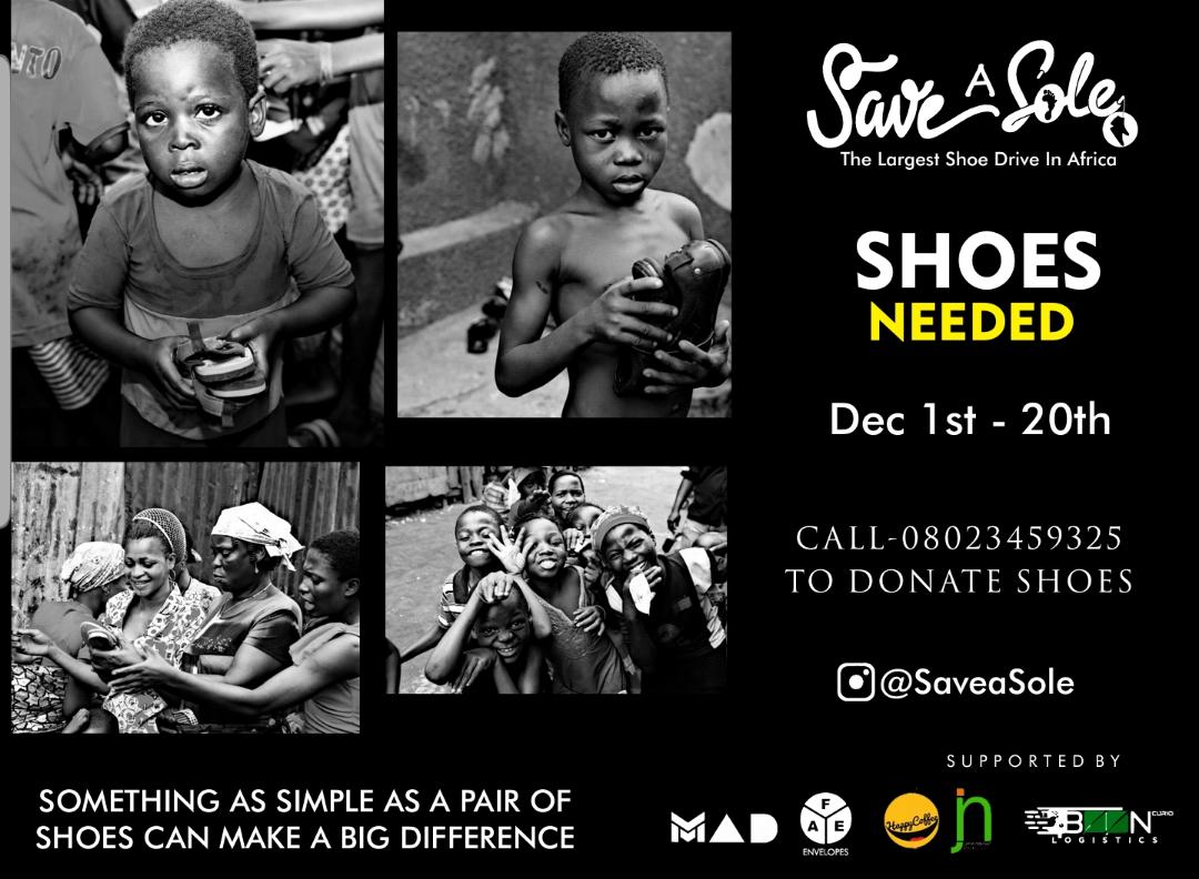 HappyCoffeeN's tweet photo. A Simple Gift Brings Joy and Hope 🎄👟👞🥿

This December, @HappyCoffeeN  is partnering with #SaveASole a shoe drive organization to gift less privileged children/adults the gift of shoes. We are aware, It takes a village to create change. 

#Christmas2021 #shoedrive https://t.co/13CLvm7Qaf