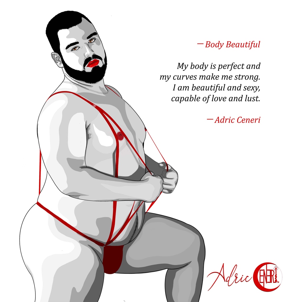 adricceneri's tweet photo. No better way to begin December than with #bodypositivity 
• 
Model: Silvano @sl.vno 
Poetry by: @adricceneriwrites
•
May love always find you somewhere  
♥️ 🤗😍🥰☺️
•
#gayartwork  #gaydigitalart #gayartist #gayboy #gayarts #gaybody #bodypositivemodel #bodypositivety https://t.co/PXfl33QDRk