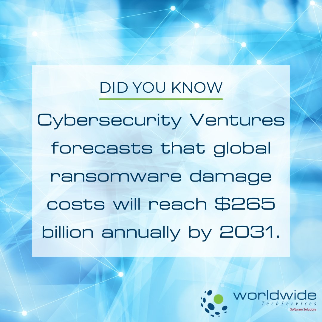 WorldwideTechS's tweet photo. It is no longer a case of *what if* when it comes to #cyberattack. Instead, it is a matter of *when* you will be attacked.

Worldwide TechServices is positioned to help you develop your security strategy to identify and mitigate any threats your organization may face. https://t.co/W7574ezmb7