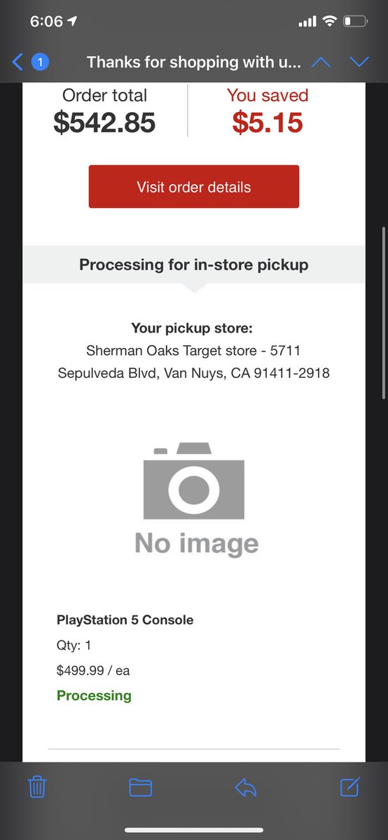 BfitBrandon's tweet photo. @SOLELINKS As able to cop this morning! First target purchase for a Ps5 after a year lol https://t.co/7uNcvRhM8W