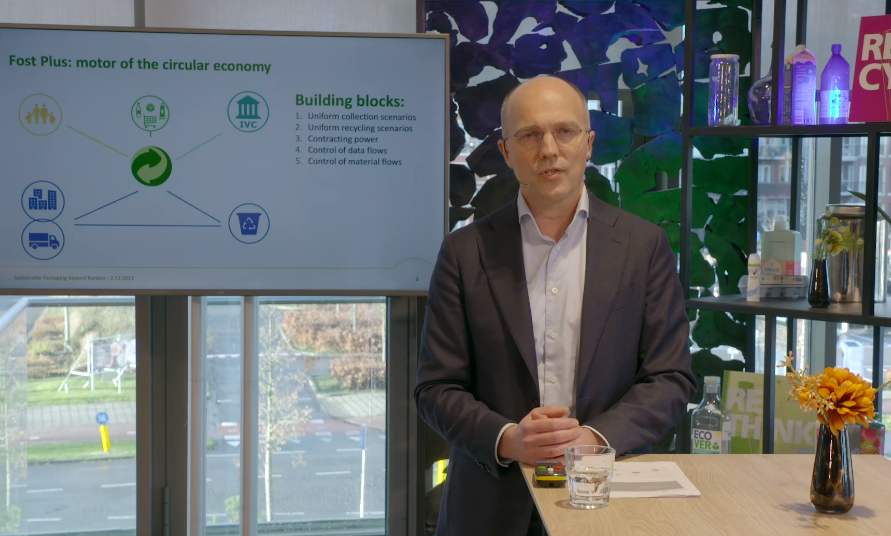 kidv_verpakken's tweet photo. An introduction to the Belgium EPR scheme by Mik van Gaever (COO at Fost Plus): “The Belgian recycling objectives surpass the European goals.” #sustainable #packaging #PackForward https://t.co/3WN76uSvUY