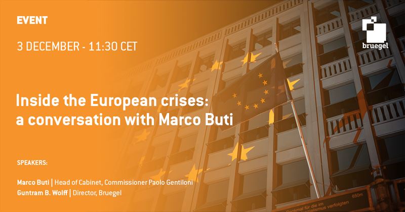 egeaonline's tweet photo. Tomorrow at 11.30 AM CET @Bruegel_org will host Marco Buti (@Eu_Commission) for a conversation with Director @GuntramWolff about #TheManInside.
📲 To attend the streaming: https://t.co/rEuJCKPyjW
📖 And the book, here: https://t.co/rhqEcSoqpu
#BocconiUniversityPress #Europe https://t.co/N79z9NHpru
