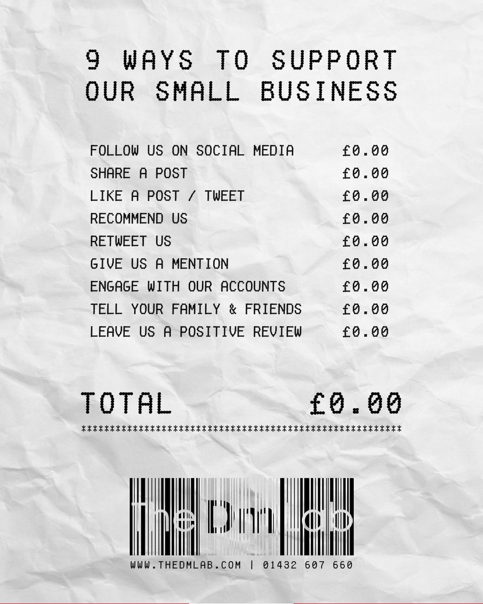 TheDMLab's tweet photo. For today's @SmallBizSatUK, be sure to support small businesses by dropping a like, a comment or share a social media post. It is simple, tiny, effortless gesture that goes a really long way to help any small business including ours 💚💙

#SmallBizSatUK @SmallBizHere #BizBuzzHere https://t.co/xx5mC42UhA