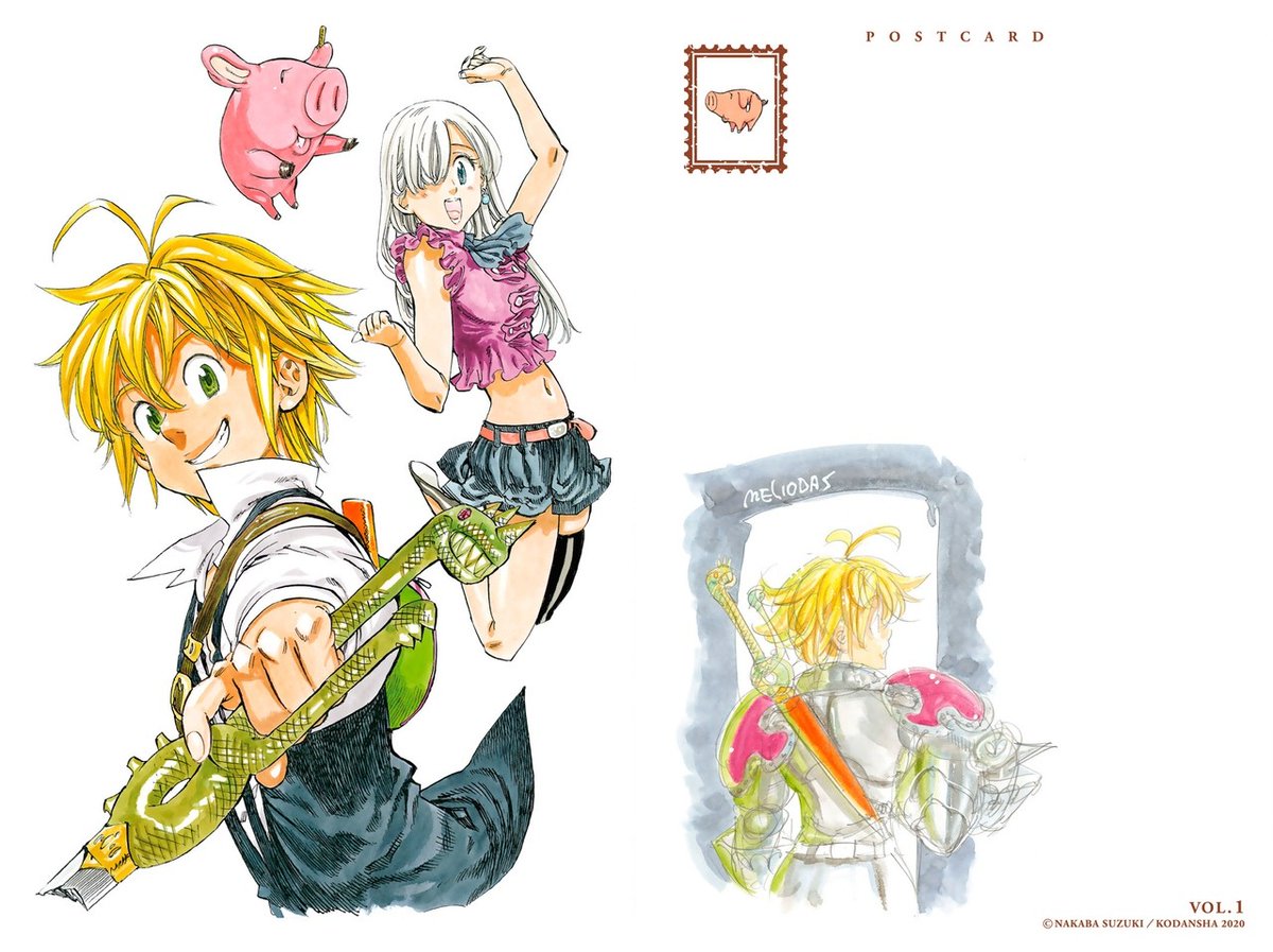 NanatsuDaily's tweet photo. ✓ Illustration postcards bundled with Vol. 40 limited edition; a thread

Vol. 1 • 2 • 3 • 4 https://t.co/kh0HCEccQb