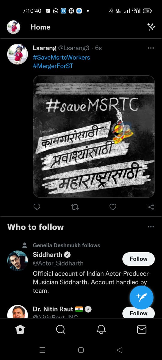 SantoshWadhank1's tweet image. #SaveMsrtcWorkers
#MergerMsrtcToGov